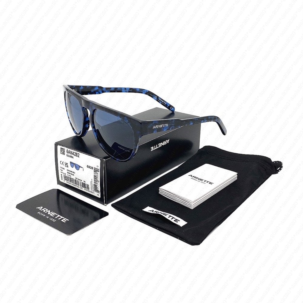 Arnette Gojira AN4282 121380 56mm Havana Blue Sunglasses